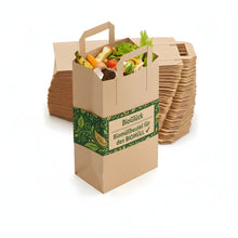 Load image into Gallery viewer, Organic waste bag 10l paper with handle