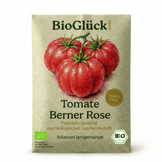 Graspapier-Samentüte Bio-Tomate 'Berner Rose' – samenfestes Bio-Saatgut von BioGlück