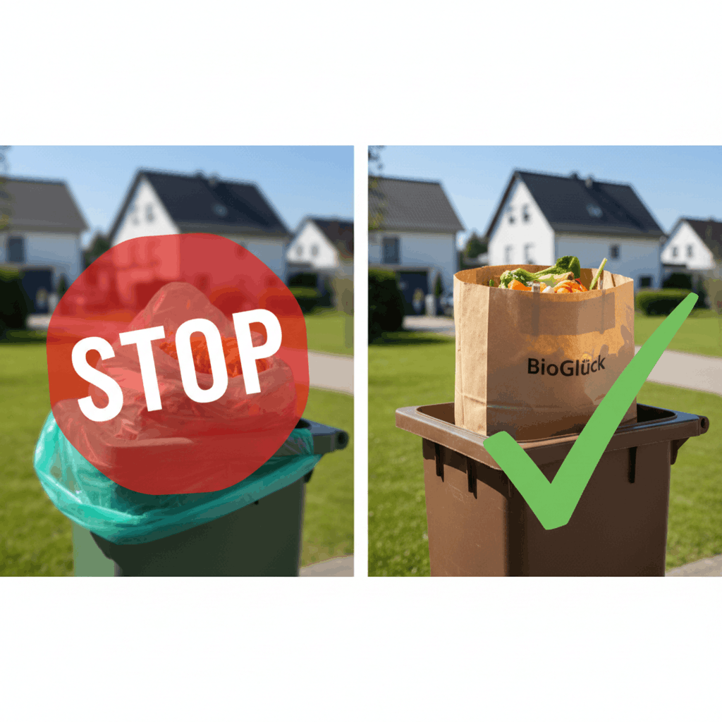 Welche Bio-Müllbeutel sind erlaubt? Das sagt die BioAbfV! - BioGlück.com