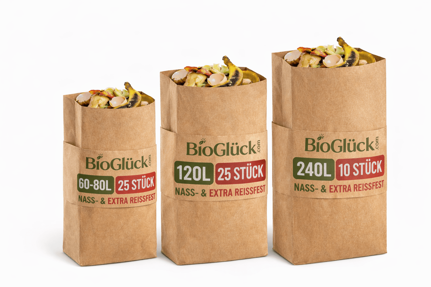 Biomüllsäcke für die Biotonne - BioGlück.com