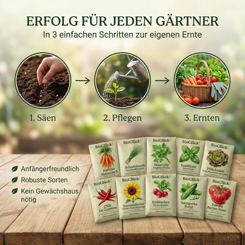 Erfolg für jeden Gärtner: säen, pflegen, ernten