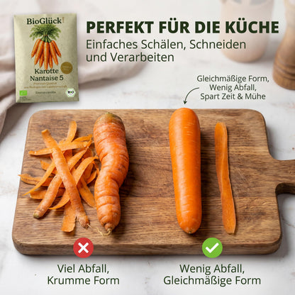 Perfekt für die Küche: gleichmäßige Form, wenig Abfall