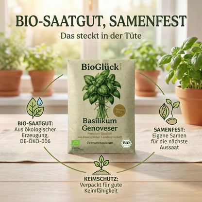 Bio-Saatgut, samenfest: das steckt in der Tüte
