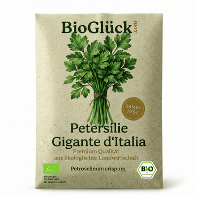BioGlück® Bio-Petersilie 'Gigante d'Italia' Samentüte aus Graspapier