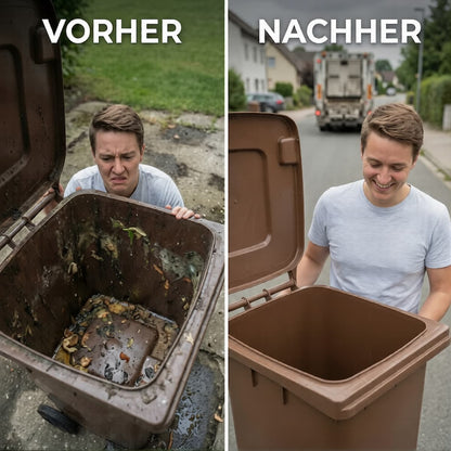 BioGlück® Papier - Biotonne Vorher Nachher Vergleich der Biotonne - BioGlück.com