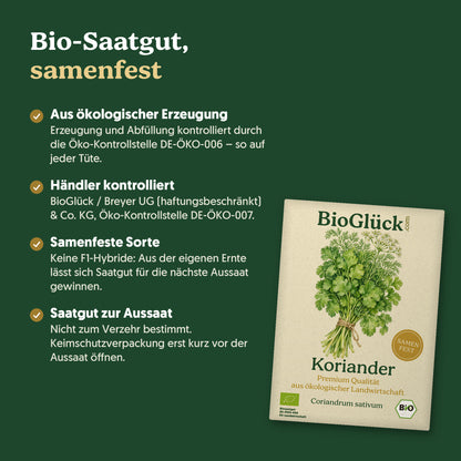 Bio-Saatgut, samenfest: Kontrollstellen DE-ÖKO-006 und DE-ÖKO-007
