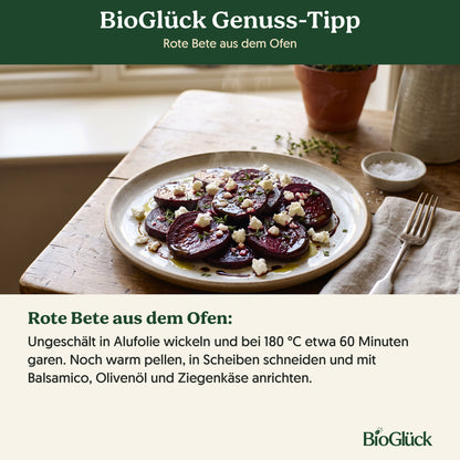 BioGlück Genuss-Tipp: Rote Bete aus dem Ofen