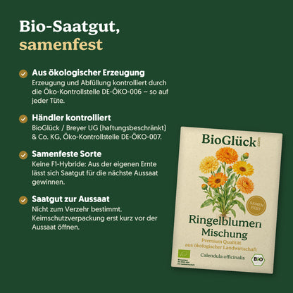Bio-Saatgut, samenfest: Kontrollstellen DE-ÖKO-006 und DE-ÖKO-007