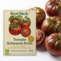BioGlück Bio-Tomate 'Schwarze Krim': Samentüte aus Graspapier mit Tomate Schwarze Krim