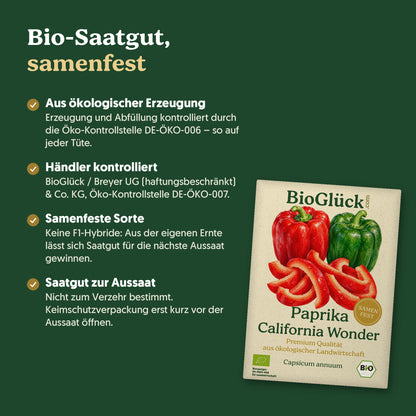 Bio-Saatgut, samenfest: Kontrollstellen DE-ÖKO-006 und DE-ÖKO-007